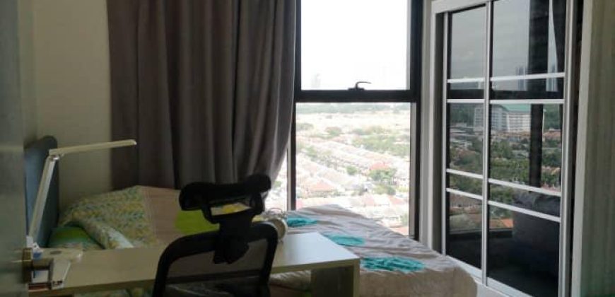 Glomac centro service apartment  semi-furnished sale